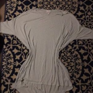 LulaRoe light mint green Irma tunic